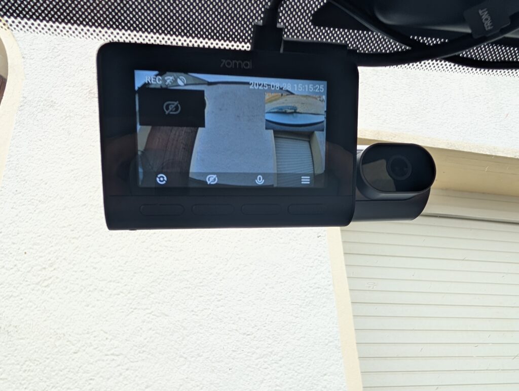 70mai 4K T800 Dashcam montiert