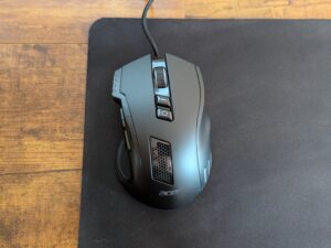 Acer OMW317 Gaming-Maus von oben