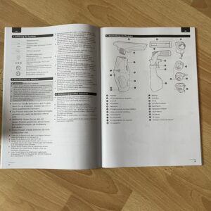 Amazon Basics Fensterstaubsauger Bedienungsanleitung