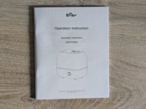 Anleitung des BEAR JSQ-F50D2 Luftbefeuchters