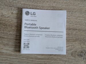 Anleitung des LG XBOOM Go DXG7 Bluetooth-Lautsprechers