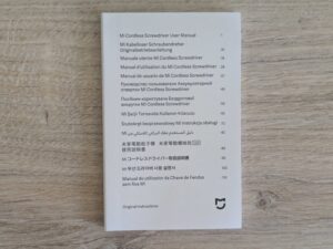 Anleitung des Mi Cordless Akkuschraubers