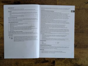 Anleitung des Russell Hobbs Eden Wasserkochers geöffnet