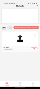 App der REDTIGER F7N Touch Dashcam Hauptmenü