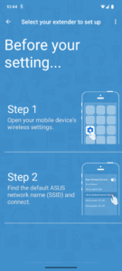App des ASUS RP-AX58 AX3000 WLAN-Repeaters (3)