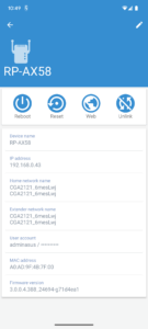 App des ASUS RP-AX58 AX3000 WLAN-Repeaters (4)