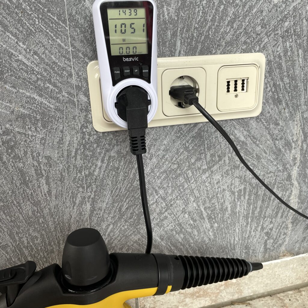 BEPER 50.700 Dampfreiniger Stromverbrauch