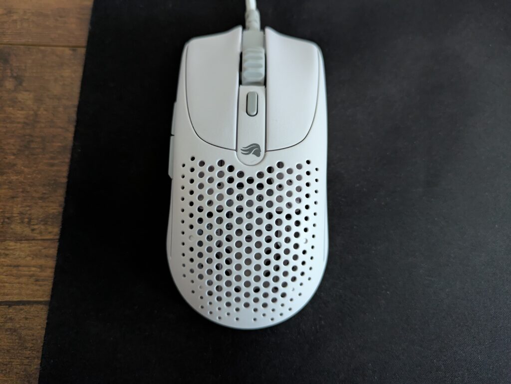 Glorious Model O 2 Mini Gaming-Maus von oben