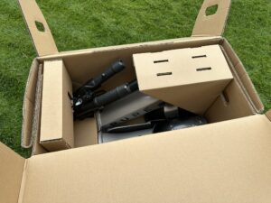 Streetbooster PURE Flex E-Scooter Verpackung geöffnet