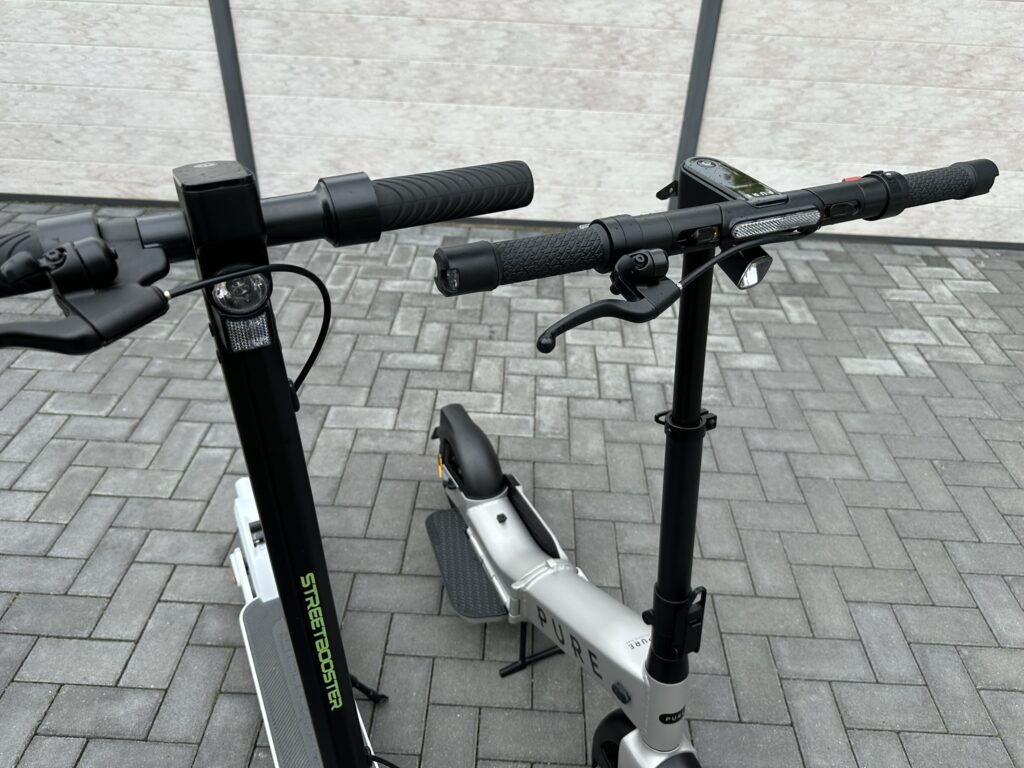 Streetbooster PURE Flex E-Scooter Höhenvergleich 1