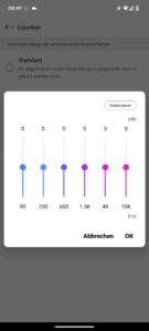 LG XBOOM Go DXG7 Bluetooth-Lautsprecher App Equalizer