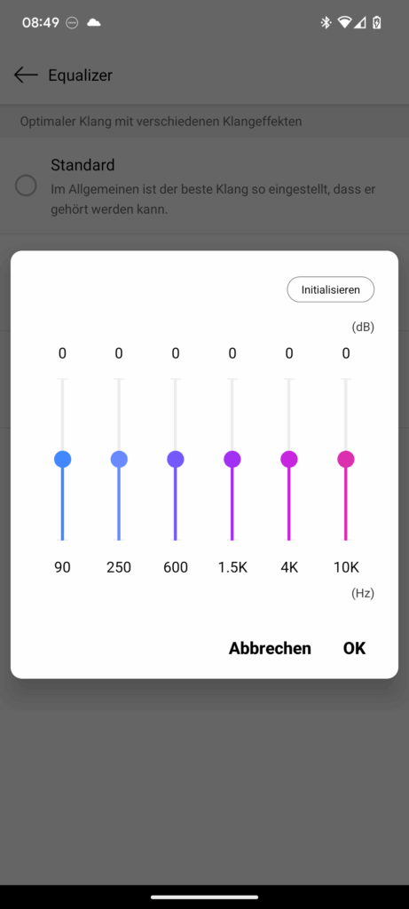 LG XBOOM Go DXG7 Bluetooth-Lautsprecher App Equalizer