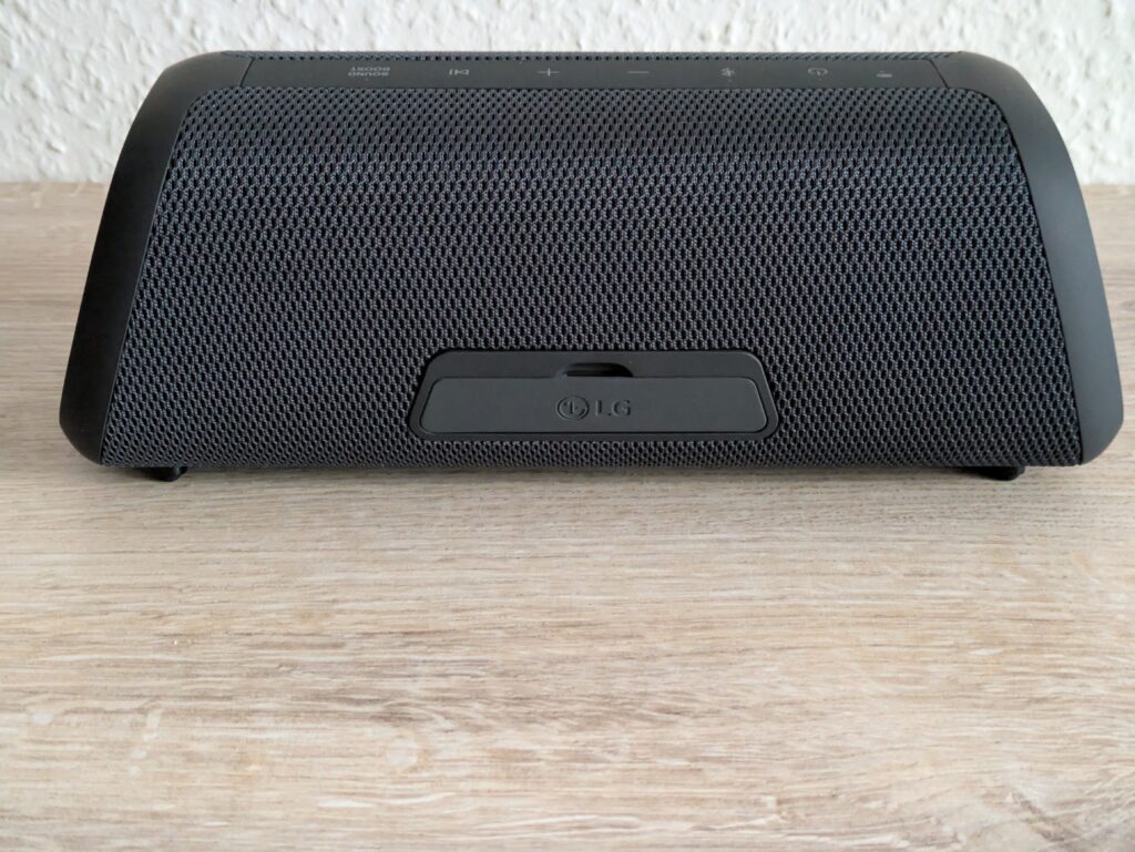 LG XBOOM Go DXG7 Bluetooth-Lautsprecher von hinten