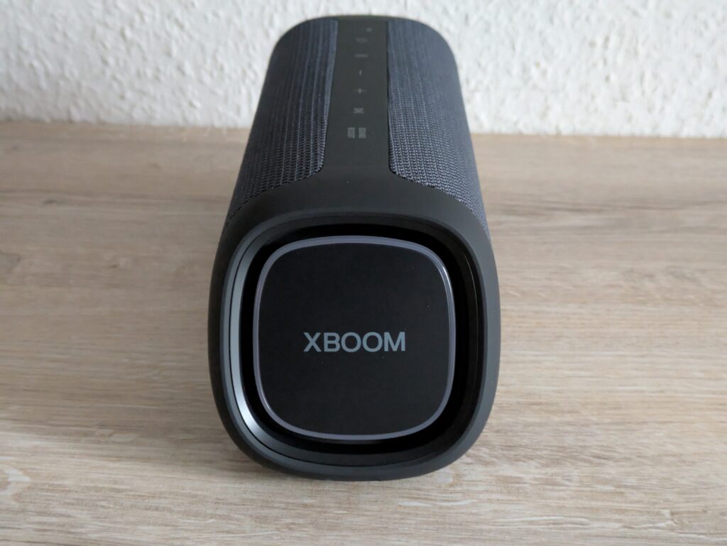 LG XBOOM Go DXG7 Bluetooth-Lautsprecher von links