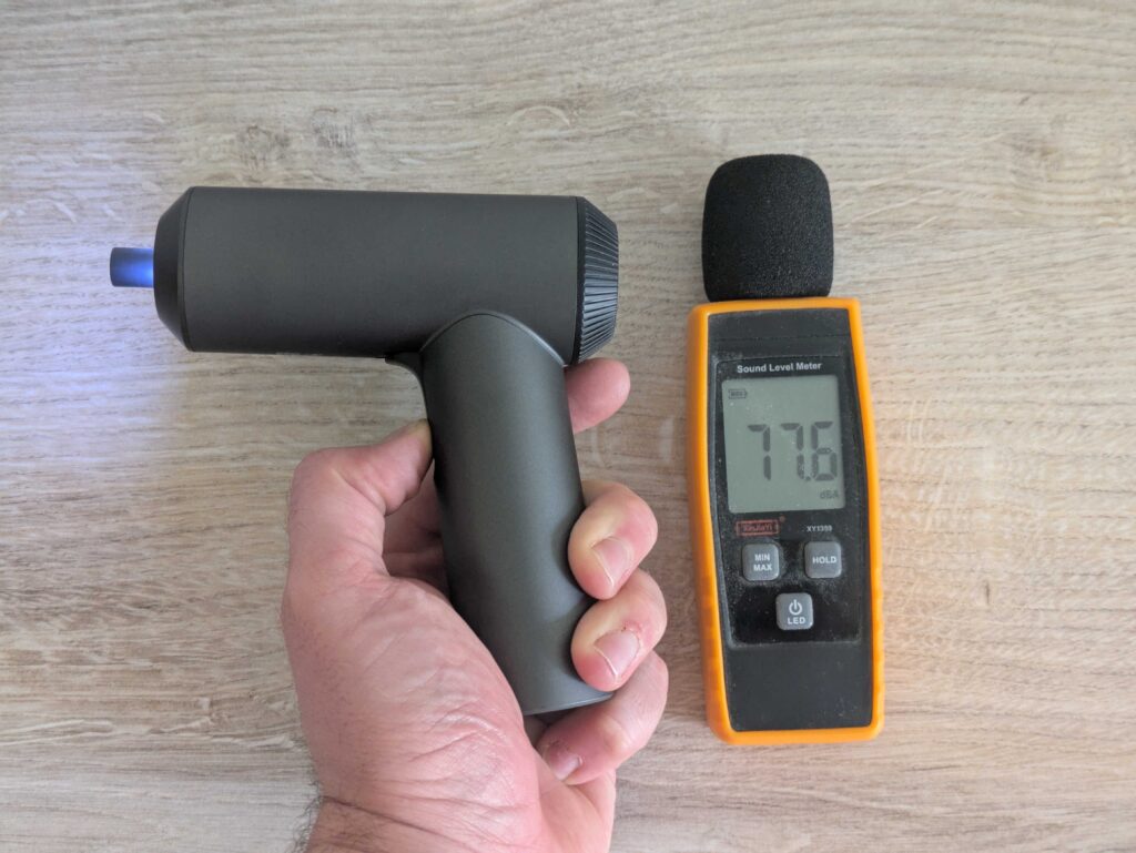 Lautstärke des Mi Cordless Akkuschraubers