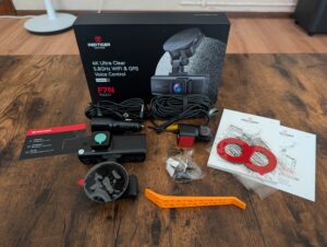 Lieferumfang der REDTIGER F7N Touch Dashcam