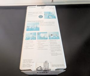 Panasonic 600 Munddusche Verpackung hinten