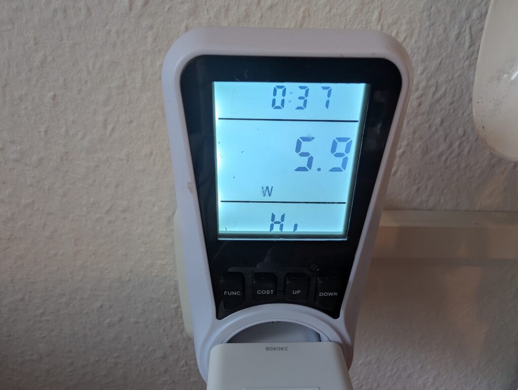 Panasonic 800 Munddusche Leistungsaufnahme
