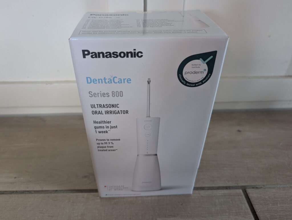 Panasonic 800 Munddusche Verpackung Detail