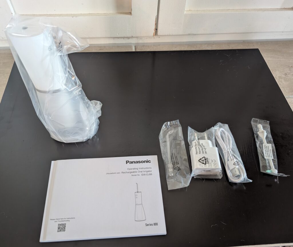 Panasonic 800 Munddusche ausgepackt