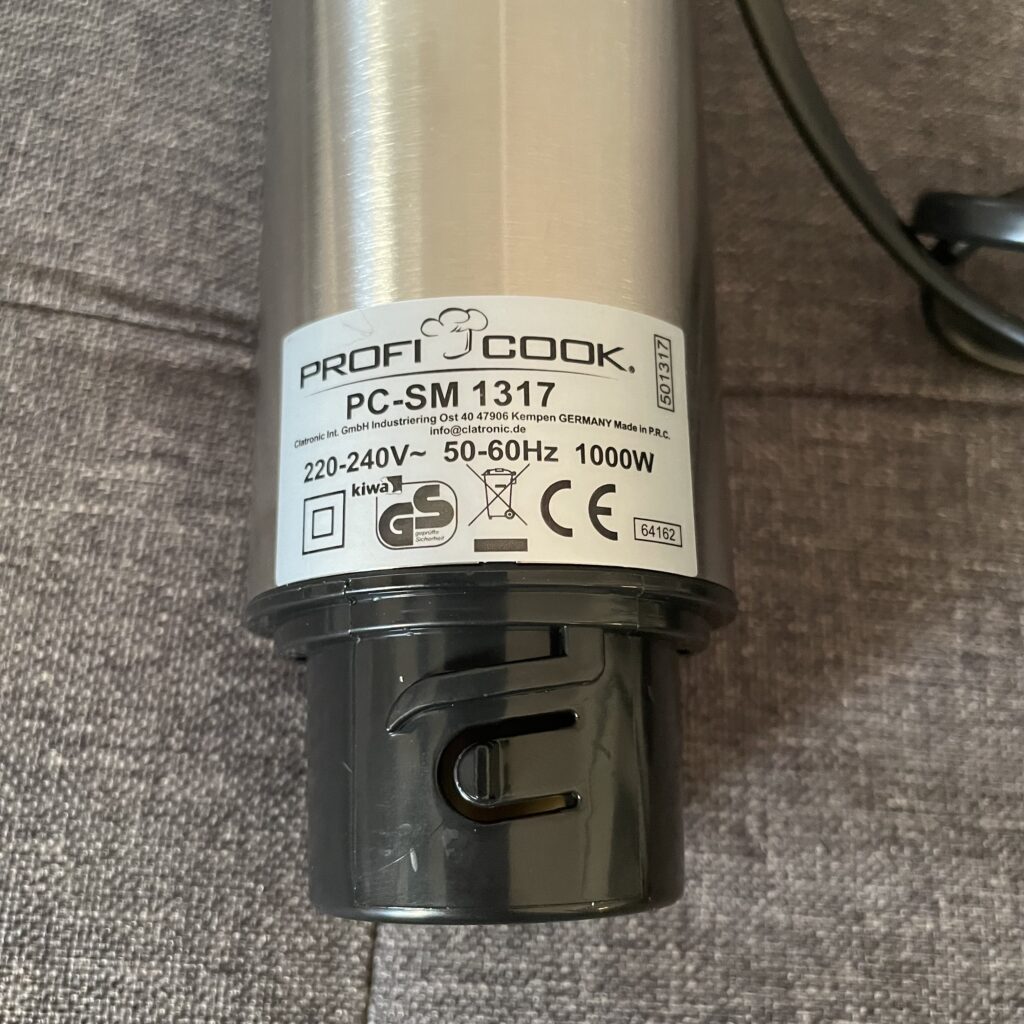ProfiCook® PC SM 1317 Stabmixer Typenschild