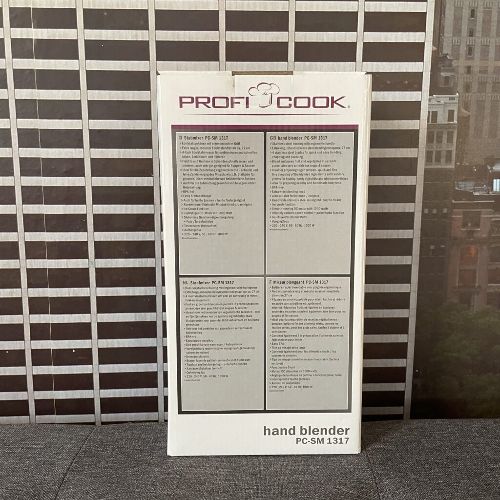 ProfiCook® PC SM 1317 Stabmixer verpackt