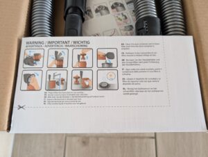 Rowenta Compact Power XXL Classic Staubsauger Hinweise Verpackung