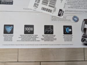 Rowenta Compact Power XXL Classic Staubsauger Verpackung oben