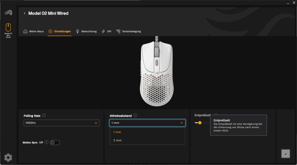Software der Glorious Model O 2 Mini Gaming-Maus (3)