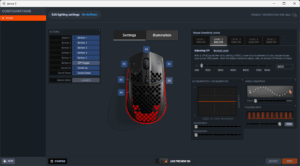 Software der SteelSeries Aerox 3 Gaming-Maus (2)