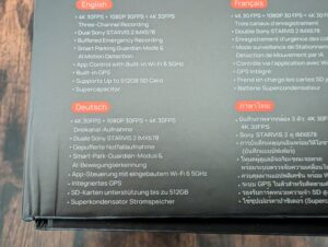 Verpackung der 70mai 4K T800 Dashcam (4)