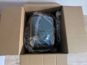 Verpackung des BEAR JSQ-F50D2 Luftbefeuchter geöffnet