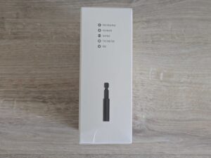 Verpackung des Mi Cordless Akkuschraubers von rechts
