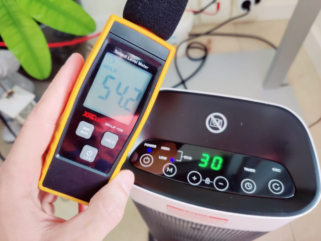 Pro Breeze PB-H15 Heizlüfter Lautstärke niedriger Modus