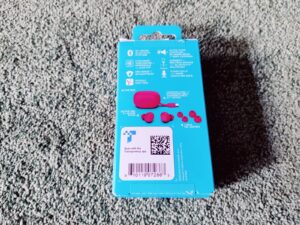 JLab Go Pop Bluetooth-Kopfhörer Verpackung von hinten