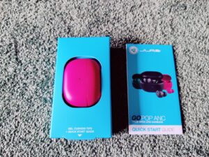 JLab Go Pop Bluetooth-Kopfhörer mit Anleitung