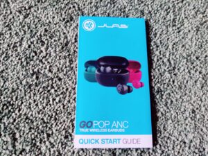 JLab Go Pop Bluetooth-Kopfhörer Schnellstartanleitung
