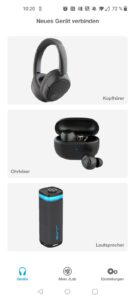 JLab Go Pop ANC Bluetooth-Kopfhörer App neues Gerät verbinden
