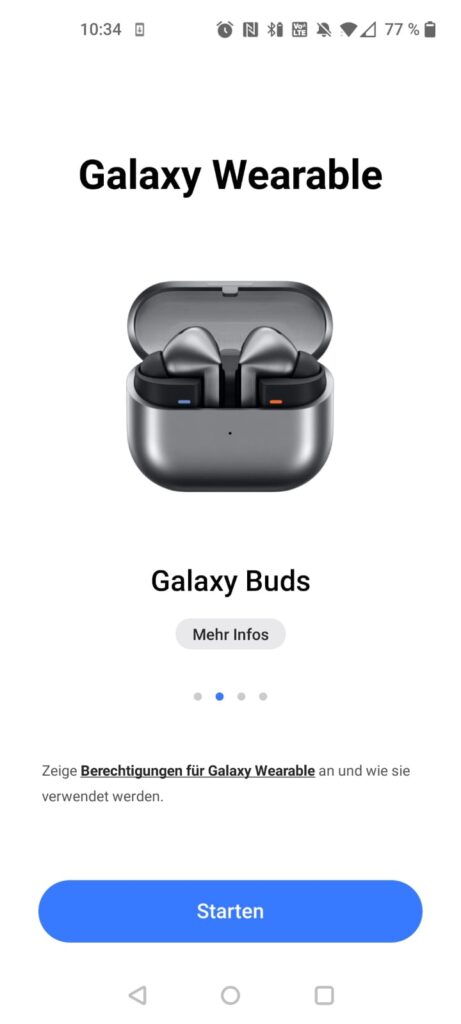 Samsung Galaxy Buds3 Kopfhörer Wearable App