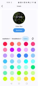 Mobvoi TicWatch Pro 5 Smartwatch App Benutzeroberfläche