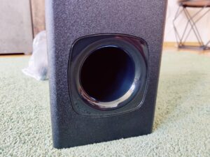 Creative Stage 2.1 Soundbar Subwoofer Vorderseite