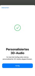 Apple AirPods 4 In-Ear-Bluetooth-Kopfhörer 3D-Audio eingerichtet