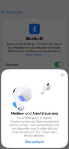 Apple AirPods 4 Kopfhörer Medien- und Anrufsteuerung