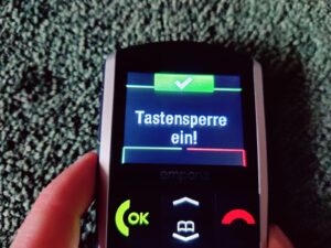 Emporia SIMPLICITY Seniorenhandy Tastensperre