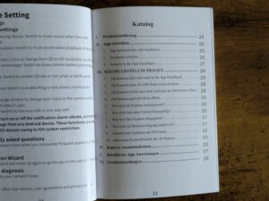 Anleitung der NUASI RBX-S60 Wildkamera geöffnet