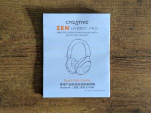 Anleitung des Creative Zen Hybrid Pro Headsets
