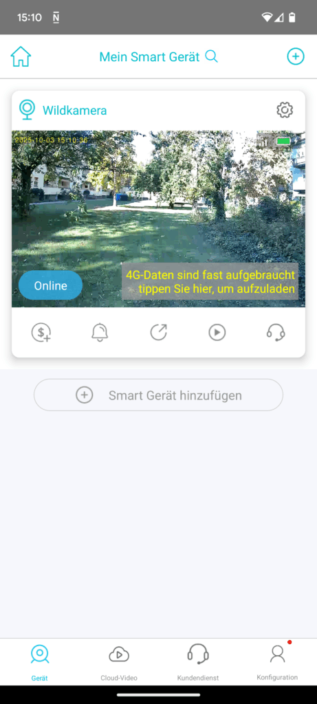 App der NUASI RBX-S60 Wildkamera (2)