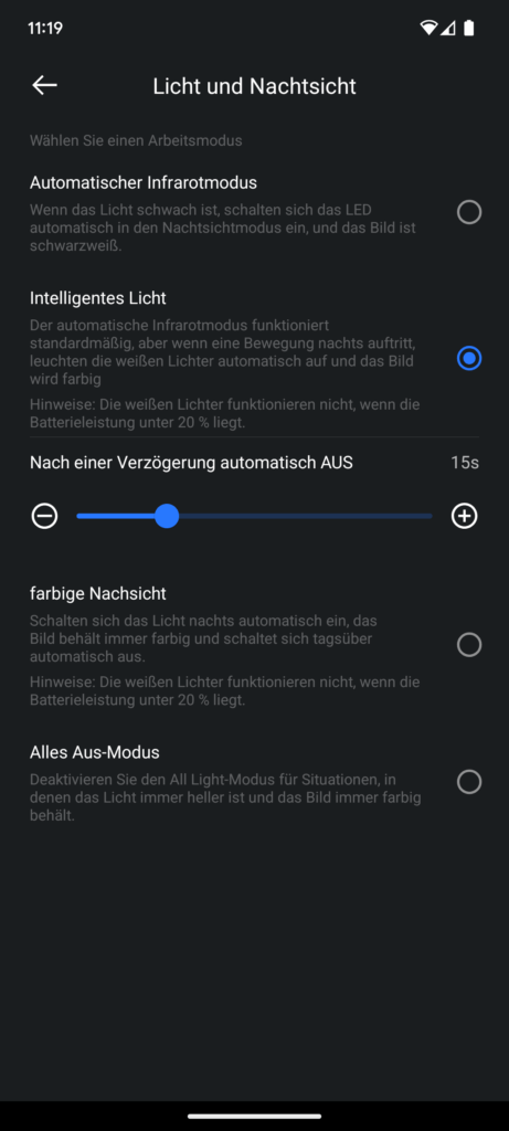 App der Wansview A1 Überwachungskamera (18)