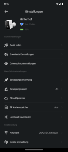 App der Wansview A1 Überwachungskamera (4)