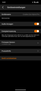 App des Creative Zen Hybrid Pro Headsets (10)